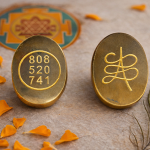 brass zibu coin for wealth, protection & positive energy